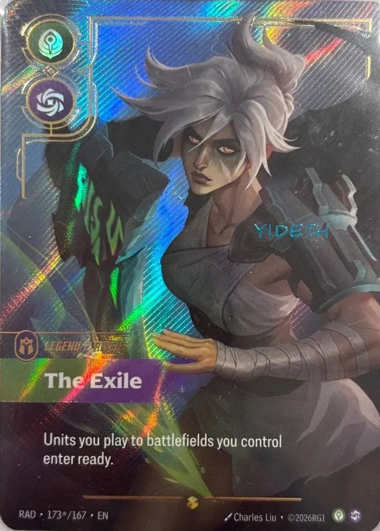 Riven, The Exile (Signature Scan) (173) Foil - Radiance
