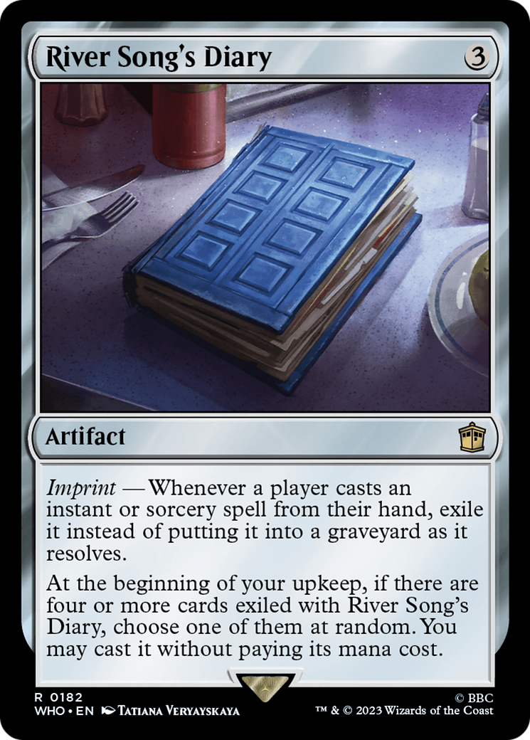 River Song's Diary (182) Foil - Doctor Who