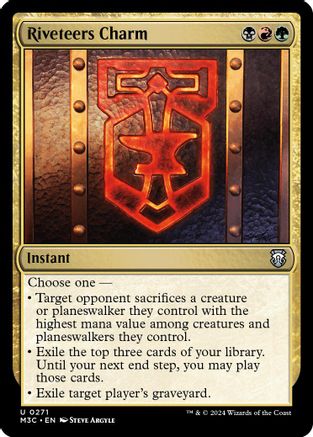 Riveteers Charm (271) Ripple Foil - Commander: Modern Horizons 3