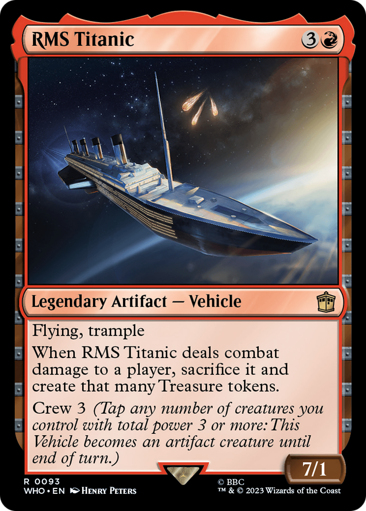 RMS Titanic (093) Foil - Doctor Who