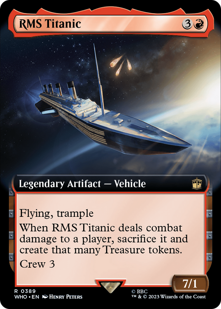 RMS Titanic (Extended Art) (389) Foil - Doctor Who