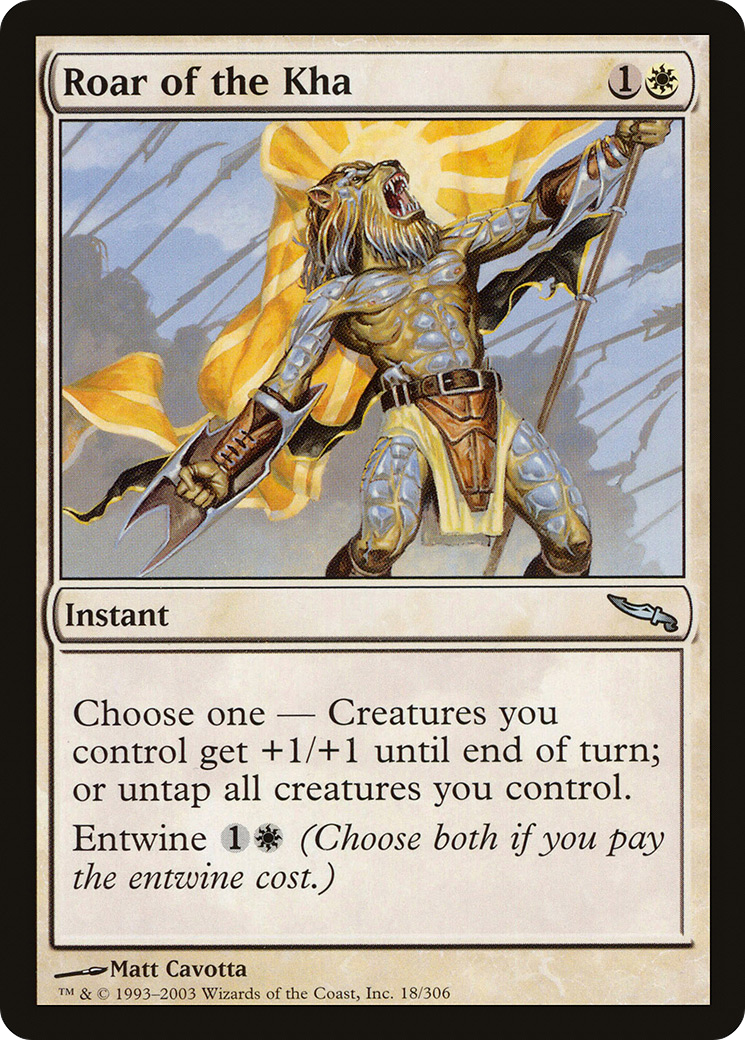Roar of the Kha (018) Foil - Mirrodin