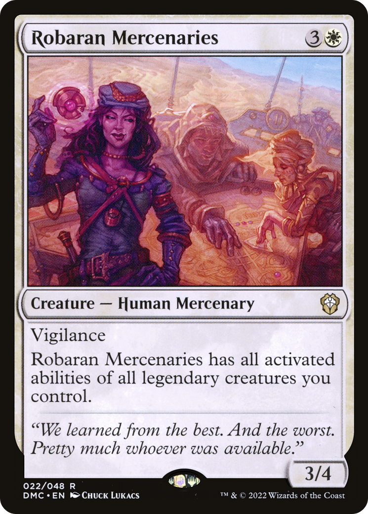 Robaran Mercenaries (022) - Dominaria United Commander Foil