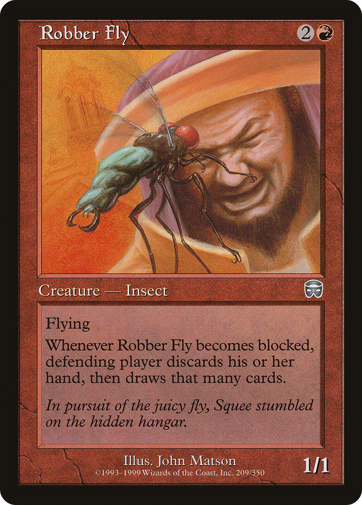 Robber Fly (209) Foil - Mercadian Masques