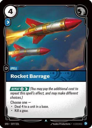 Rocket Barrage (077) - Spiritforged