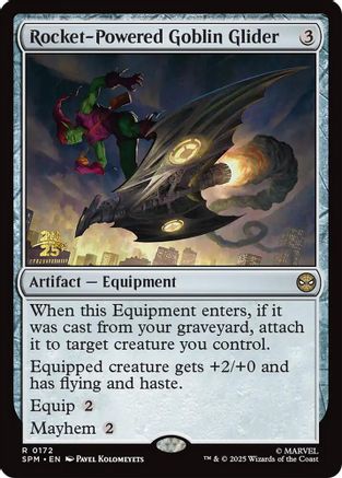 Rocket-Powered Goblin Glider (172) Foil - Prerelease Cards