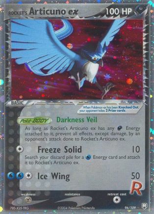 Rocket's Articuno ex (96) Holofoil - Team Rocket Returns