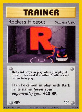 Rocket's Hideout (63) (1st Edition) - Neo Revelation