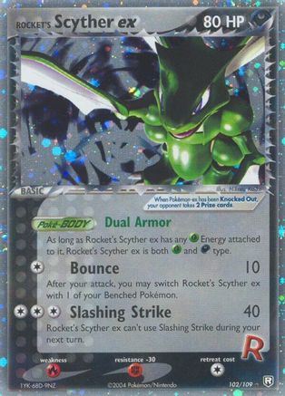 Rocket's Scyther ex (102) Holofoil - Team Rocket Returns