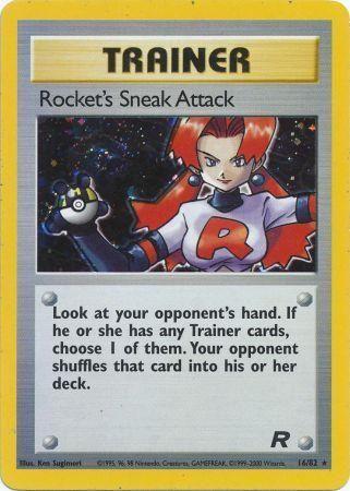 Rocket's Sneak Attack (16) (Unlimited) Holofoil - Team Rocket