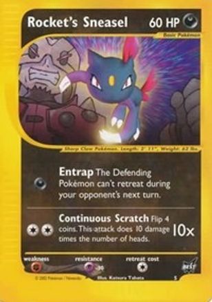 Rocket's Sneasel (5) - Best of Promos