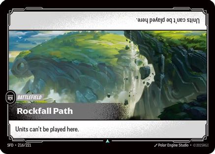 Rockfall Path (216) Foil - Spiritforged