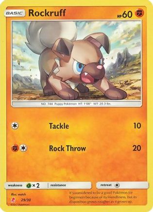 Rockruff (29) - Trainer Kit: Lycanroc & Alolan Raichu