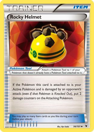 Rocky Helmet (94) Reverse Holofoil - Noble Victories