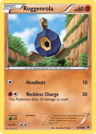 Roggenrola (50) Reverse Holofoil - Emerging Powers