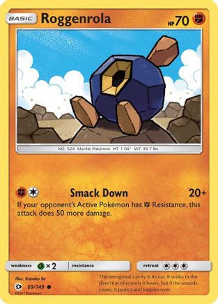 Roggenrola (69) - Sun & Moon