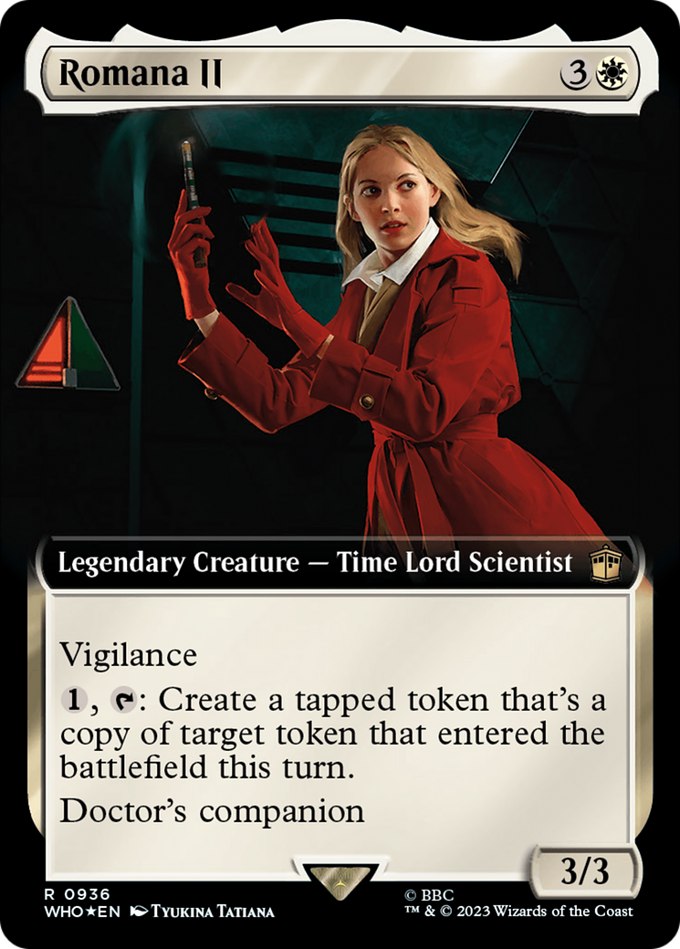 Romana II (Extended Art) (936) Surge Foil - Doctor Who