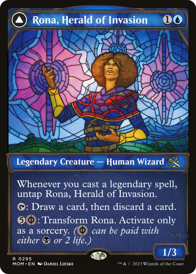 Rona, Herald of Invasion (Showcase) (295) - March of the Machine Foil