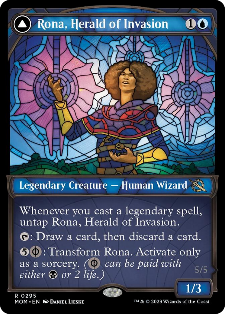 Rona, Herald of Invasion (Showcase) (295) - March of the Machine Foil