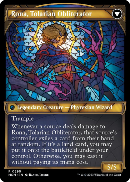 Rona, Herald of Invasion (Showcase) (295) - March of the Machine Foil