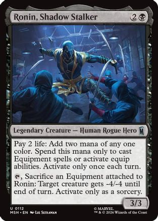 Ronin, Shadow Stalker (112) - Marvel Super Heroes