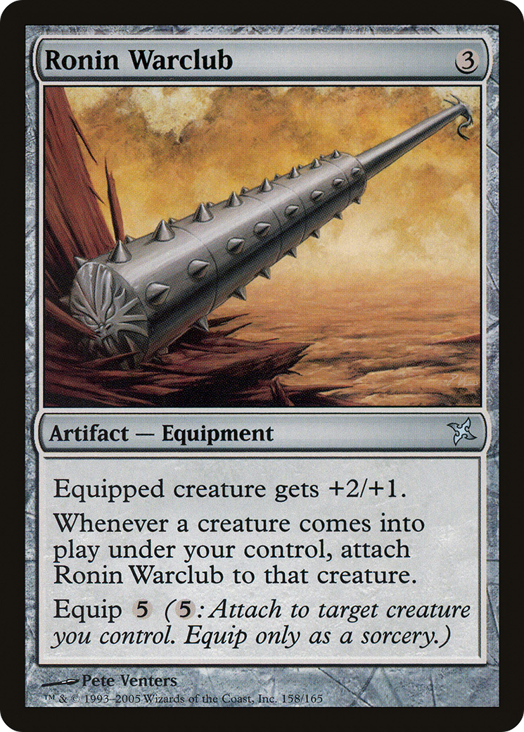 Ronin Warclub (158) - Betrayers of Kamigawa