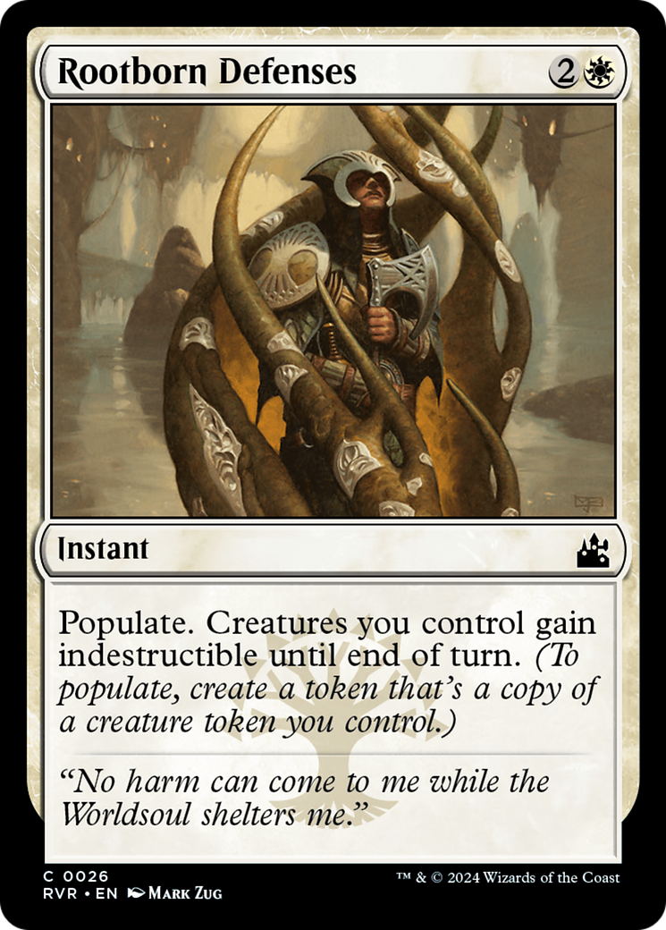 Rootborn Defenses (026) Foil - Ravnica Remastered