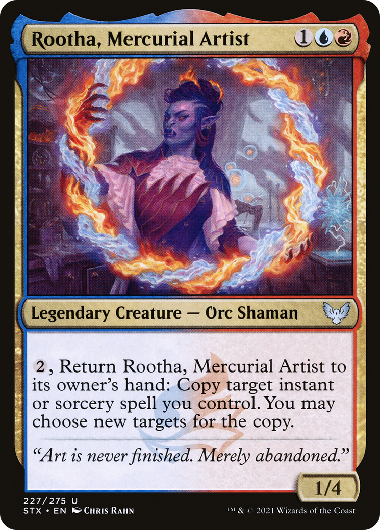 Rootha, Mercurial Artist (227) - Strixhaven: School of Mages Foil
