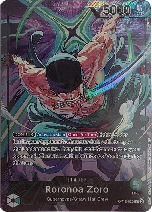 Roronoa Zoro (Official Playmat Limited Edition Vol.4) (OP12-020) Foil
