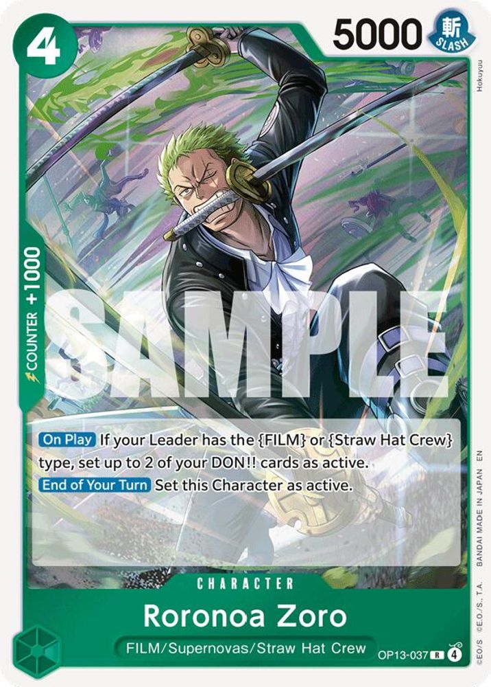 Roronoa Zoro (OP13-037) Foil