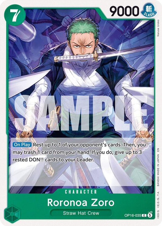 Roronoa Zoro (OP16-035)
