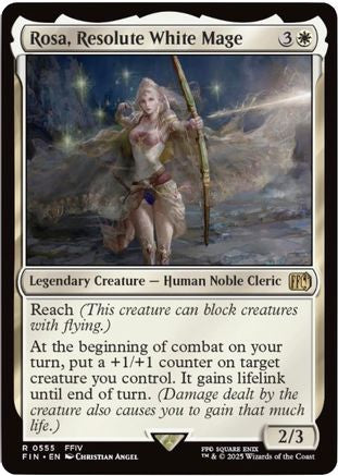 Rosa, Resolute White Mage (555) Foil - FINAL FANTASY