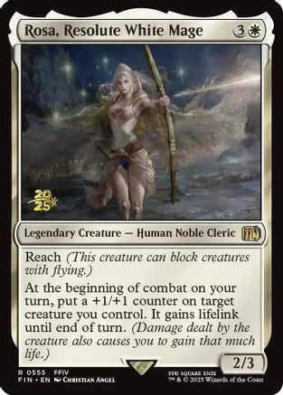 Rosa, Resolute White Mage (555) Foil - FINAL FANTASY