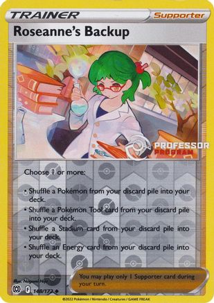 Roseanne's Backup (148) Reverse Holofoil - Professor Program Promos
