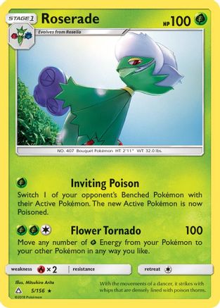 Roserade (5) Reverse Holofoil - Ultra Prism