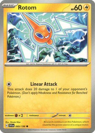 Rotom (69) Reverse Holofoil - Scarlet & Violet
