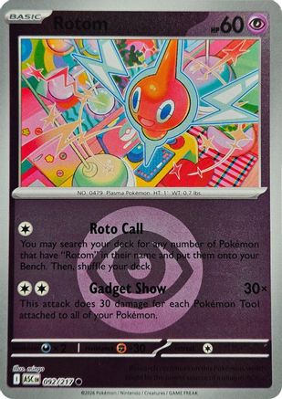 Rotom (Energy Symbol Pattern) (92) Reverse Holofoil - Ascended Heroes