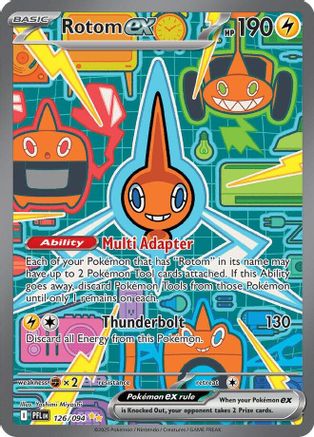Rotom ex (126) Holofoil - Phantasmal Flames