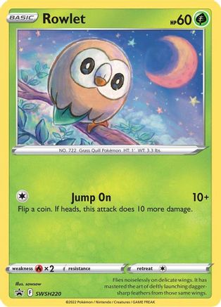 Rowlet (SWSH220) Holofoil - Black Star Promos