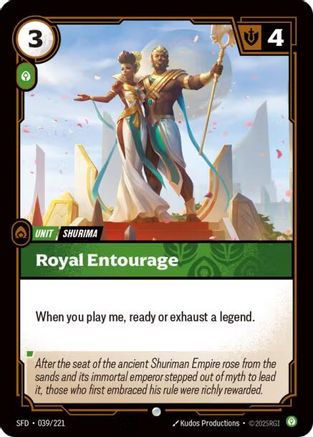 Royal Entourage (039) Foil - Spiritforged