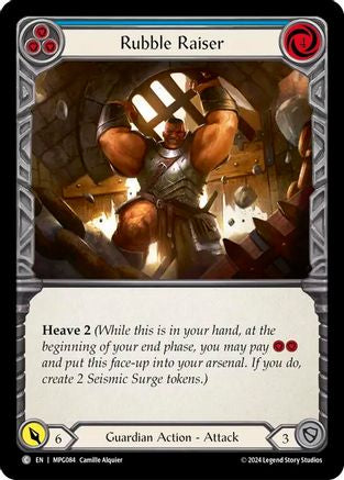 Rubble Raiser (Blue) (MPG084) - Mastery Pack Guardian
