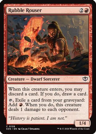 Rubble Rouser (128) Foil - Secrets of Strixhaven