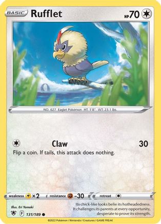 Rufflet (131) Reverse Holofoil - Astral Radiance