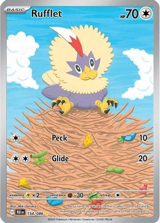 Rufflet (154) Holofoil - Black Bolt
