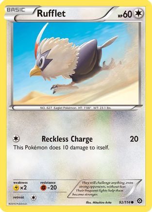 Rufflet (92) Reverse Holofoil - Steam Siege