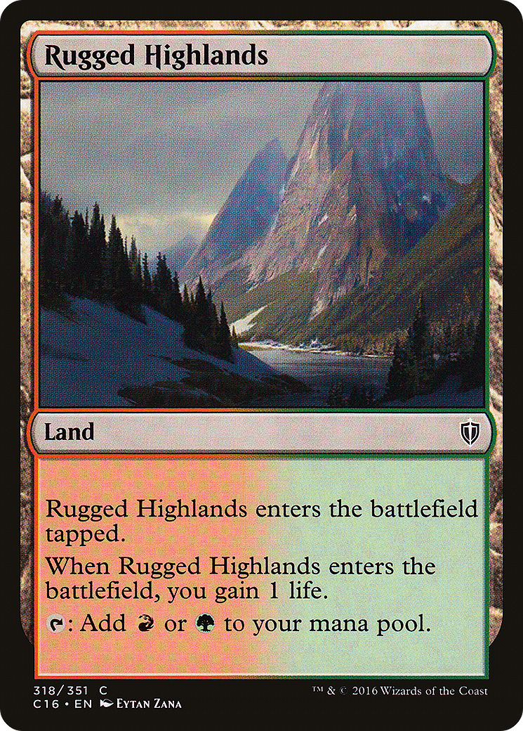 Rugged Highlands (318) - Commander 2016