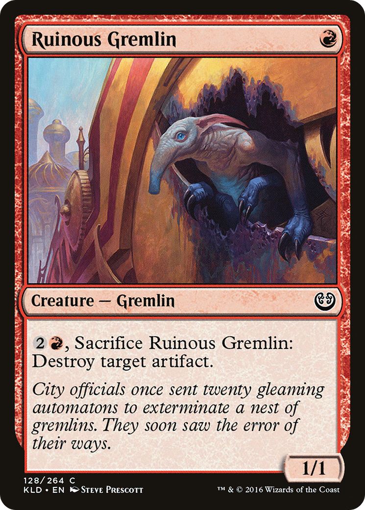 Ruinous Gremlin (128) Foil - Kaladesh