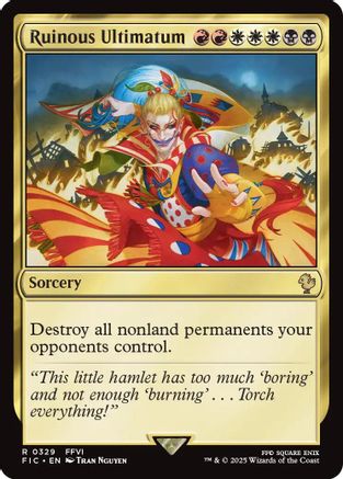 Ruinous Ultimatum (329) Surge Foil - Commander: FINAL FANTASY