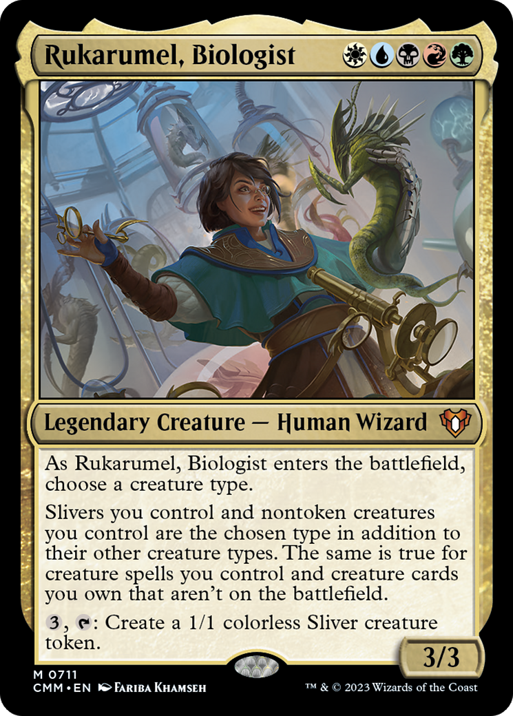 Rukarumel, Biologist (711) Foil - Commander Masters