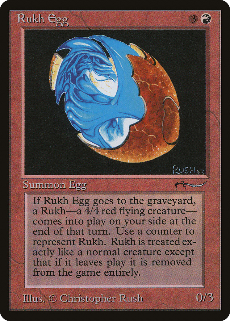 Rukh Egg (Dark Mana Cost) - Arabian Nights